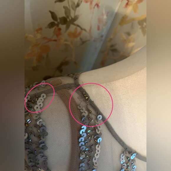 Aidan Mattox Beaded and Sequin Embellished Dress Size 10 - Picture 11 of 16